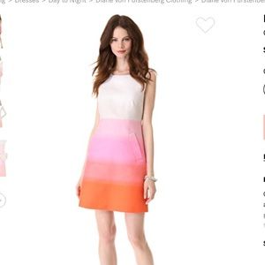 Diane Von Furstenberg Ombré Dress
